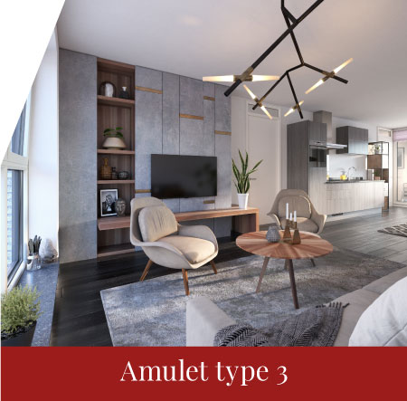 Amulet Utrecht - appartementen - woningaanbod - type 3